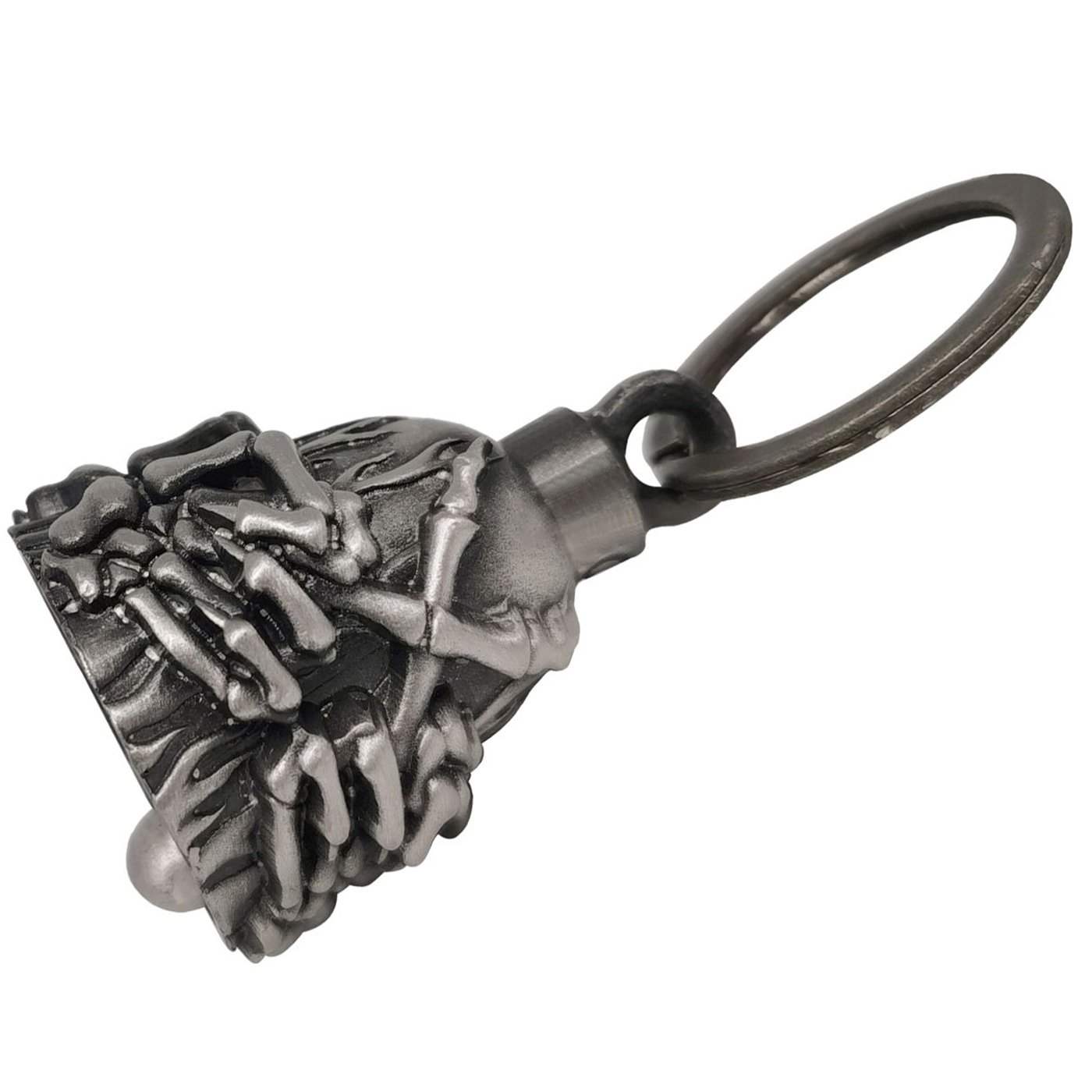 Motorcycle Ride Bell - 3D - Skeleton Middle Fingers - Spirit Bell - Gremlin - DBL2-L-DL