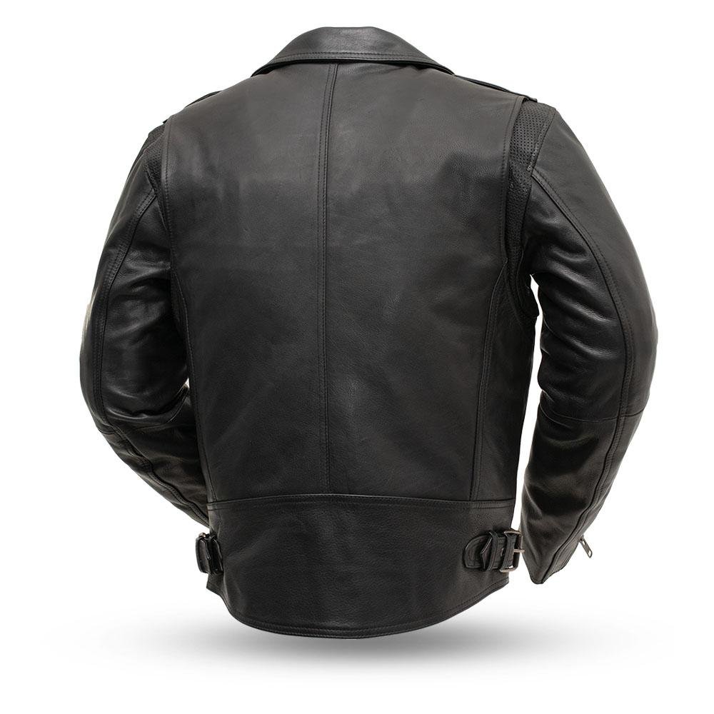 Enforcer - Men's Naked Leather Motorcycle Jacket - SKU FIM297CLMZ-FM