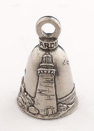 Lighthouse - Pewter - Motorcycle Guardian Bell® - Made In USA - SKU GB-LIGHTHOUSE-DS