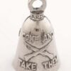 Come And Take Them - Molon Labe - Pewter - Motorcycle Guardian Bell - Made In USA - SKU GB-COME-A-TAKE-DS