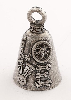Love - Pewter - Motorcycle Guardian Bell® - Made In USA - SKU GB-LOVE-DS