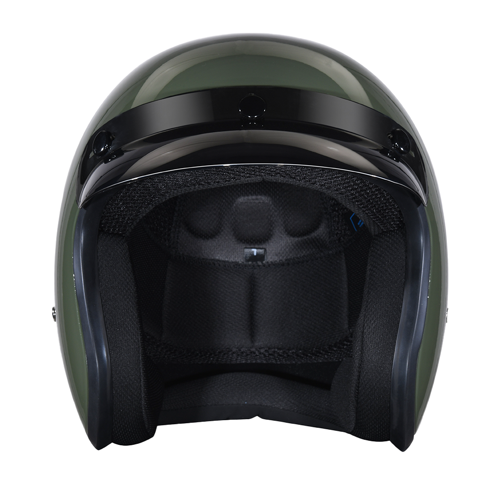 DOT Motorcycle Helmet - 2nd Amendment Seal - Open Face - Cruiser - DC6-1789-DH