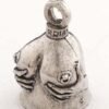 Handful - Boobs - Pewter - Motorcycle Guardian Bell - Made In USA - SKU GB-HANDFUL-DS