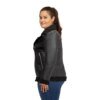 Leather Motorcycle Jacket - Women's - Black Faux Wool Lining - WBL1404-FM