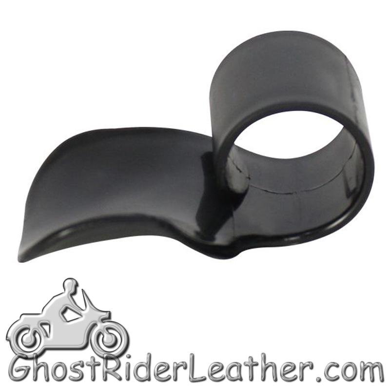 Black Plastic Motorcycle Handlebar Wrist Rests - You Get Two - GRL-AC150-DL