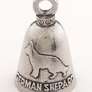 German Shepherd Dog - Pewter - Motorcycle Guardian Bell® - Made In USA - SKU GB-GERMAN-SHEP-DS