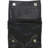 Leather Belt Bag - Lime Green - Gun Pocket - Flying Skull Design - Handbag - BAG36-EBL10-LIME-DL