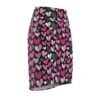 Doodle Hearts Too - Black Pink White - Women's Pencil Skirt (AOP)