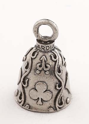 Poker - Pewter - Motorcycle Guardian Bell® - Made In USA - SKU GB-POKER-DS