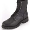 Leather Motorcycle Boots - Men's - Double Buckle - Wide Width - S15-EEE-DL