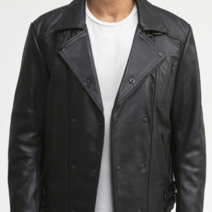 Leather Biker Jacket - Men's Fashion - Lambskin - Domanico - WBM2800NZ-FM