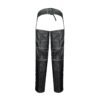 Leather Motorcycle Chaps - Women's - Premium - Lacing and Grommets - C1440-11-DL