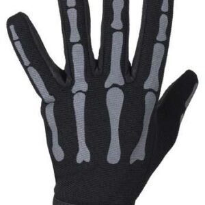 Skeleton Mechanics Gloves in Black and Gray - Similar to Storage Wars Barry Weiss - GL2045-GREY-DL