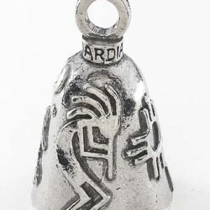 Kokopelli - Pewter - Motorcycle Guardian Bell® - Made In USA - SKU GB-KOKOPELLI-DS