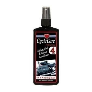 Dealer Leather Cycle Care - Formula 4 - Leather Vinyl Rubber Conditioner - 8 oz - Motorcycle Detailing - 04008-DS