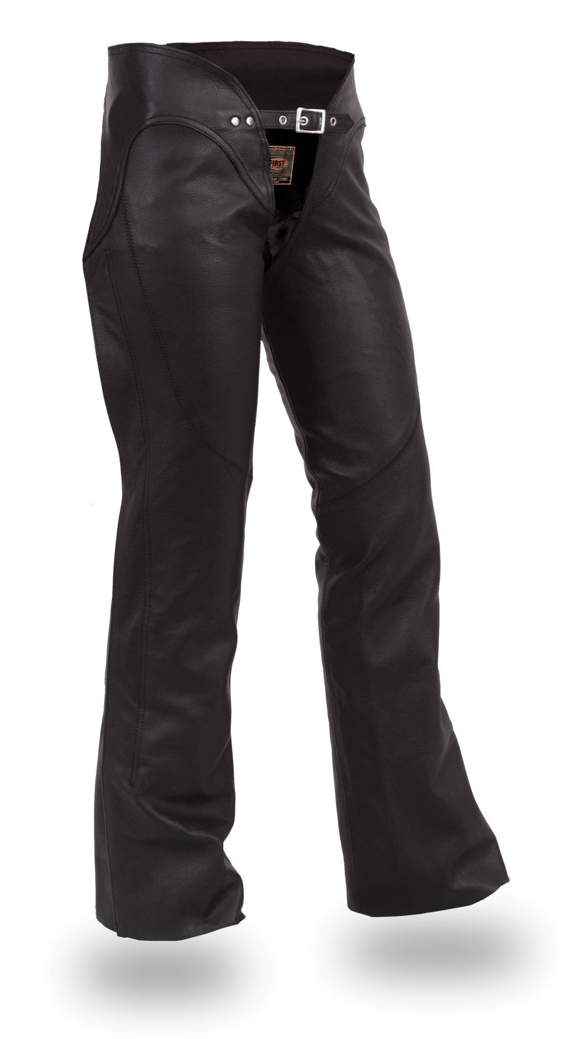 Sissy - Women's Best Leather Motorcycle Riding Chaps - SKU FIL745CSL-FM