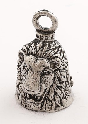 Lion - Pewter - Motorcycle Guardian Bell® - Made In USA - GB-LION-DS