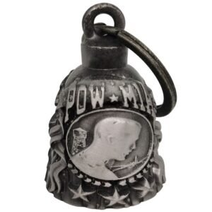 Motorcycle Ride Bell - 3D - POW MIA - Spirit Bell - Gremlin - DBL15-L-DL