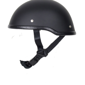 Novelty Motorcycle Helmet - Flat Black - Skull Cap - H510-11-DL