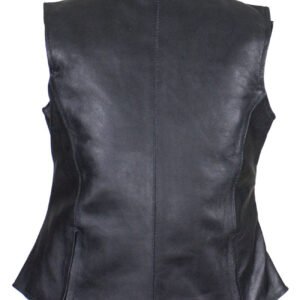 Leather Vest - Women's - Concealed Gun Pockets - Zippers - CL-LV8508-SS-DL