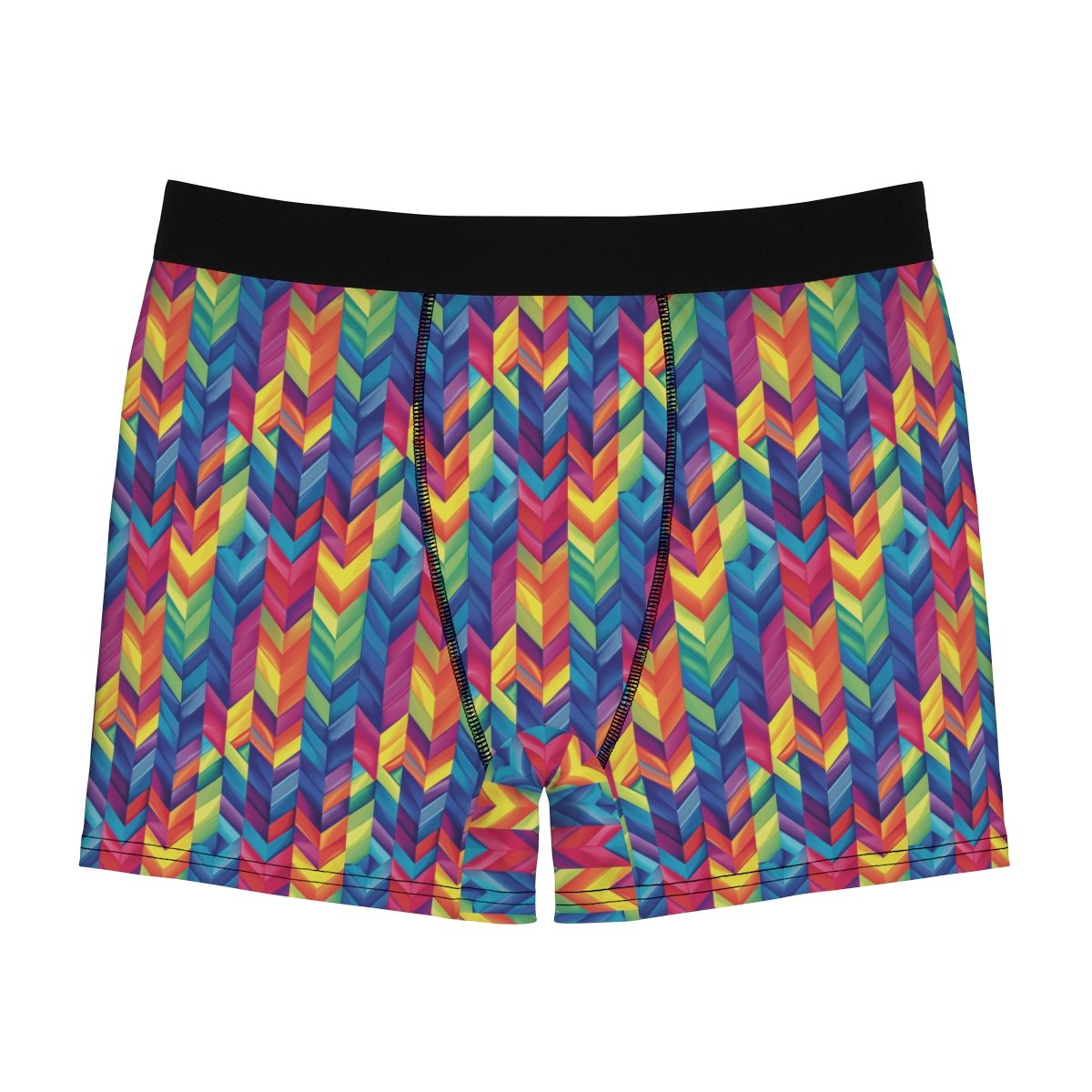 Joe's Technicolor Dream Coat Design - Rainbow Colors - Men's Boxer Briefs (AOP)