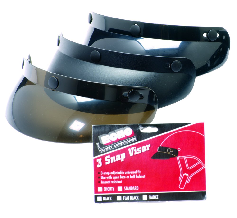 3 Snap Universal Standard Visor - 3 Colors - Helmet Accessories  - 01-005-DS