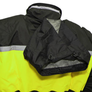 Men's Waterproof Motorcycle Rain Suit in Neon Green - SKU ATM3003-GREEN-FM