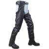 Leather Chaps - Men or Women - Plain - Motorcycle - Biker - C2325-04-DL