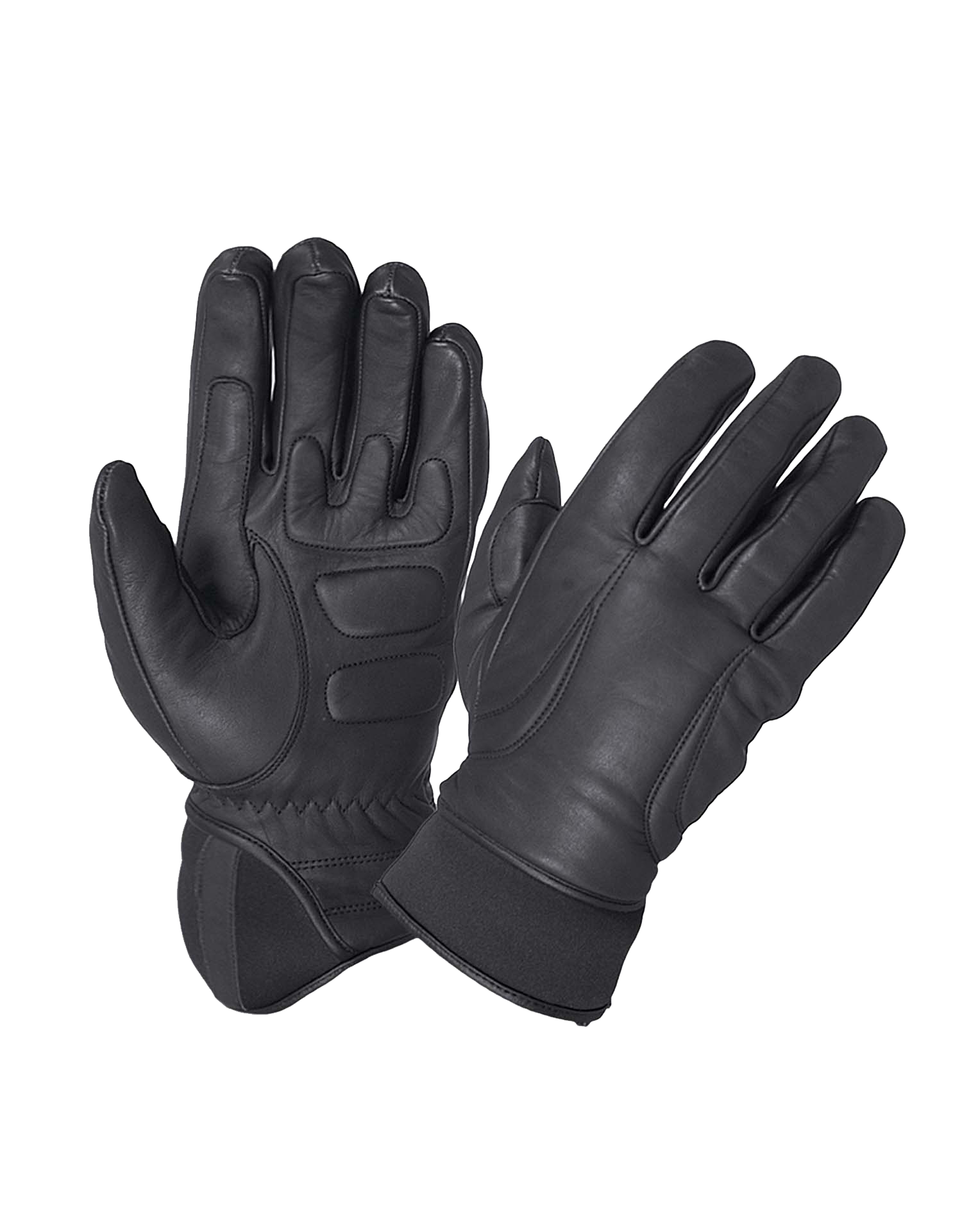 Leather Gloves - Men's - Full Finger - Waterproof Lining - 8254-00-UN