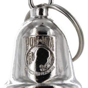 POW MIA - Chrome Motorcycle Ride Bell - SKU GRL-BLC18-DL