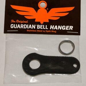 Bell Hanger - Black - Motorcycle Guardian Bell - SKU GB-BELL-H-BLK-DS