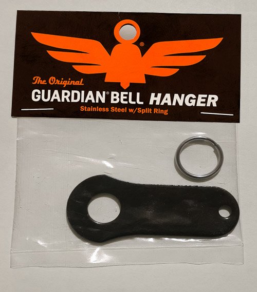 Bell Hanger - Black - Motorcycle Guardian Bell - SKU GB-BELL-H-BLK-DS