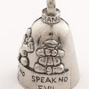 Hear No Evil - Pewter - Motorcycle Guardian Bell® - Made In USA - SKU GB-HEAR-NO-EVIL-DS