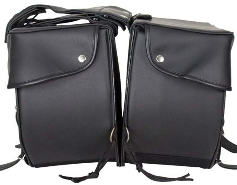 Saddlebags - PVC - Universal Fit - Motorcycle Luggage - SD4003-PV-DL