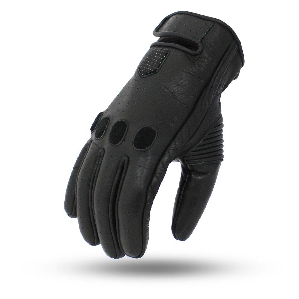 Leather Motorcycle Gloves - Men's - Full Finger - Pinnacle - FI212-FM