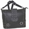Leather  Handbag - Concealed Carry - Studs Design - Purse - 9726-00-UN