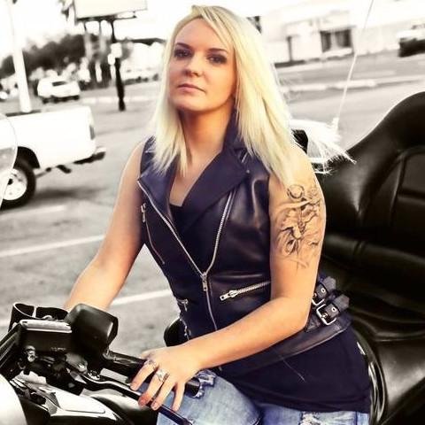 Leather Motorcycle Vest - Women's - Sexy Goddess - FIL510CCB-FM