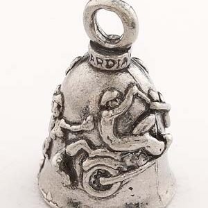 Oops The B*tch Fell Off - Pewter - Motorcycle Guardian Bell® - Made In USA - SKU GB-OOPS-DS