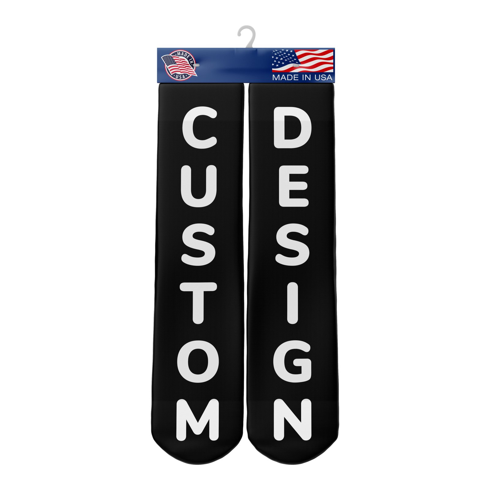 Biker Socks - Custom Design - Made in USA - Print On Demand - CUSTOM-SOCKS