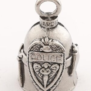 Police - Pewter - Motorcycle Guardian Bell® - Made In USA - SKU GB-POLICE-DS