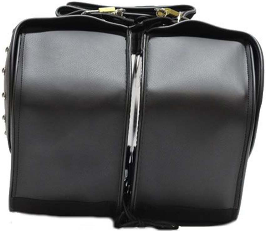 Saddlebags - PVC - Slanted - Studs - Motorcycle Luggage - SD4055-PV-DL