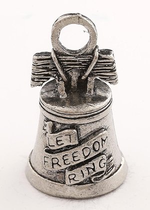 Liberty Bell - Let Freedom Ring - Pewter - Motorcycle Guardian Bell® - Made In USA - SKU GB-LIBERTY-DS