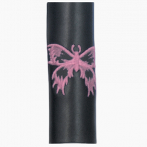 Pony Tail Holder - Hair Accessories - Choice of Colors - Butterflies - 4 Inches - 9181-UN