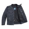 Men's Denim Motorcycle Jacket - Biker Jackets - FIM290TDM-FM