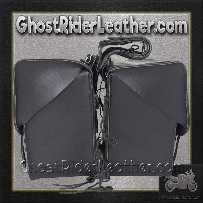 Saddlebags - PVC - Gun Pockets - Motorcycle Luggage - SD4090-NS-PV-DL