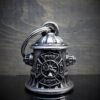 Fire Department Hydrant - Pewter - Motorcycle Spirit Bell - Made In USA - SKU BB48-DS