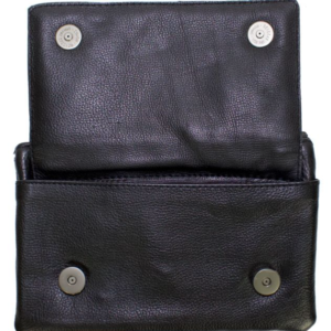 Leather Belt Bag - Red - Sugar Skull Design - Handbag - BAG35-EBL19-RED-DL