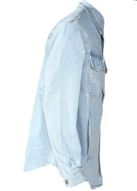 Denim Shirt - Men's - Light Blue - Snap Pockets - MJ777-DENIM-DL
