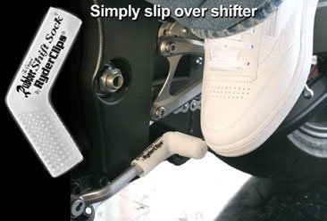 Rubber Shift Sock - Glo White - Motorcycle Accessories - RSS-GLO-WHITE-DS