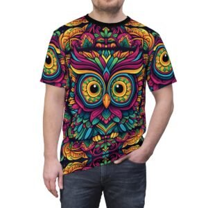 Owl Mandala - Multi Colors - Unisex Tee - T-Shirt